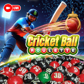 Cricket Ball Roulette live tile