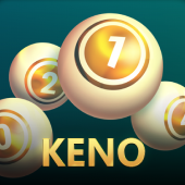 Keno number draw card tile
